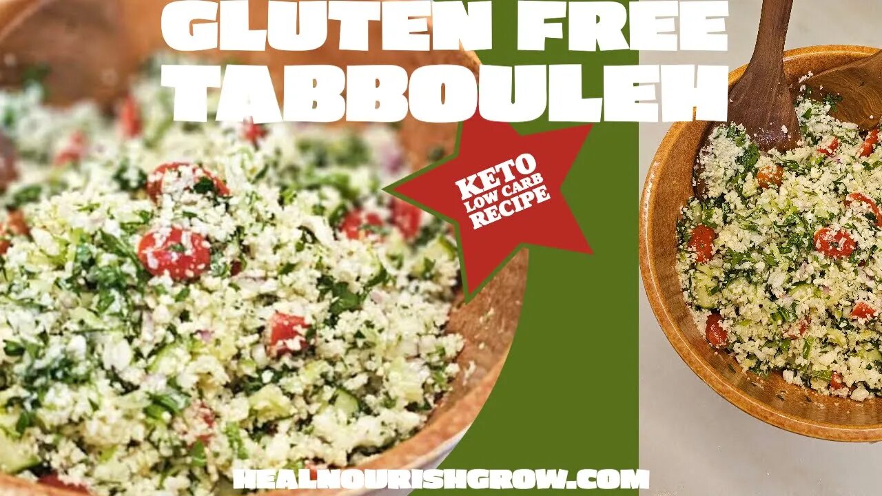 Gluten Free Tabbouleh (Tabouli) - Keto Low Carb Recipe