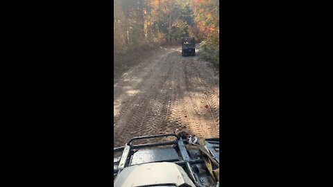 Fall on the ATV