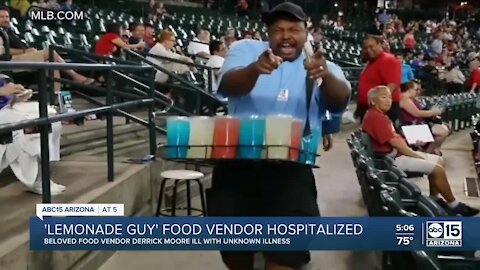 'Lemonade guy' Derrick Moore fighting unknown illness