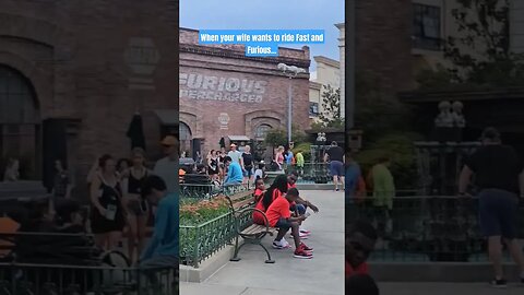 When your wife wants to ride #fastandfurious #themeparks #universalstudios #universalorlando