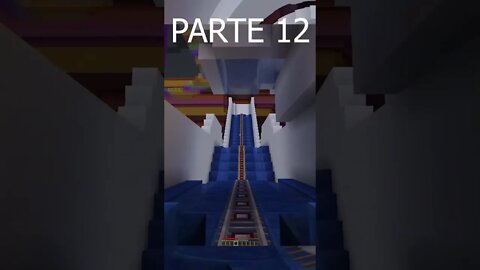 Super Roller Coaster (montanha russa) minecraft parte 12 #funny #funnyvideo #minecraft