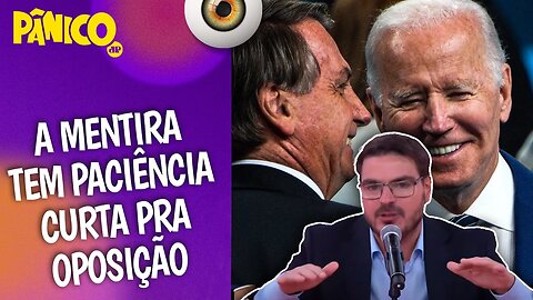 Constantino: 'ENCONTRO COM BIDEN PROVOU QUE BOLSONARO NÃO É O PÁRIA INTERNACIONAL DAS NARRATIVAS'