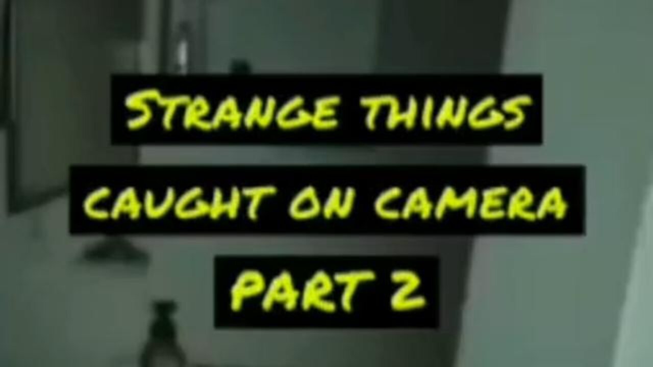 Strange Things Caught on Camera