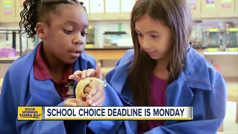 Hillsborough Co. school choice application deadline approaching