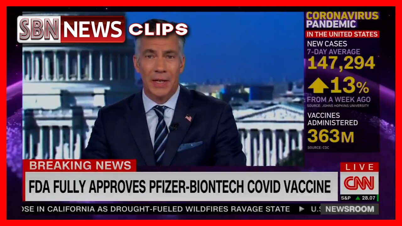 CNN: FDA of the Pfizer-Biontech Covid Shot Opens the Door for More Vax Mandates - 3186