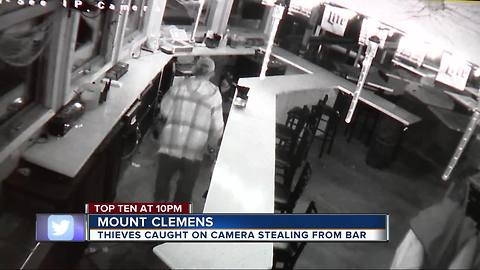 Drunk thieves caught on video stealing liquor and beer from metro Detroit bar