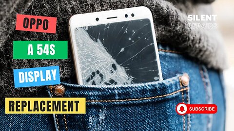 Oppo A54s | Screen repair | Display replacement | Repair video