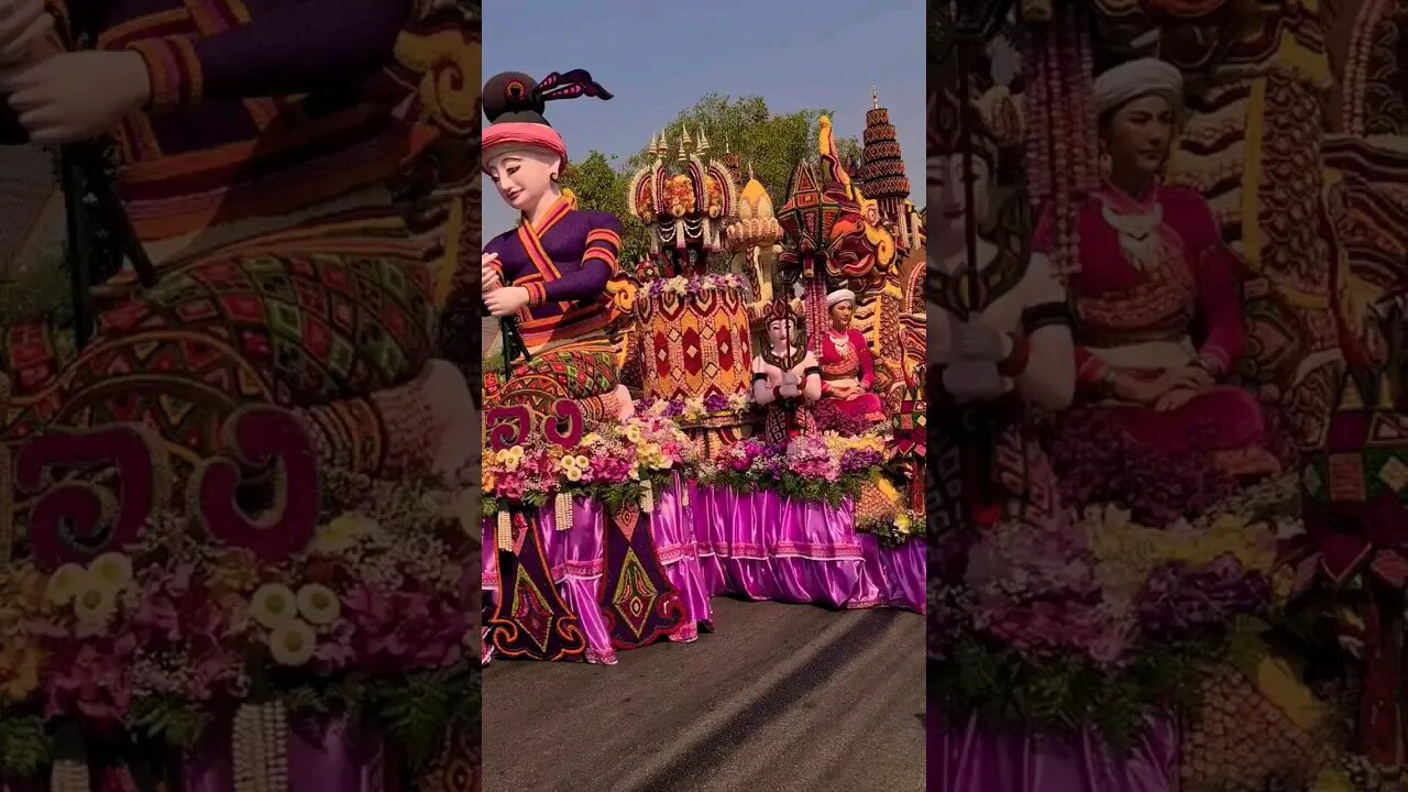 Flower Festival Thailand #trending #viral #shorts #short #shortsvideo