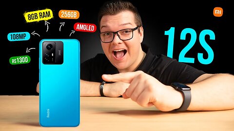 NÃO é o MAIS CARO! mas é o MELHOR XIAOMI! Redmi Note 12S com 108mp e 256GB