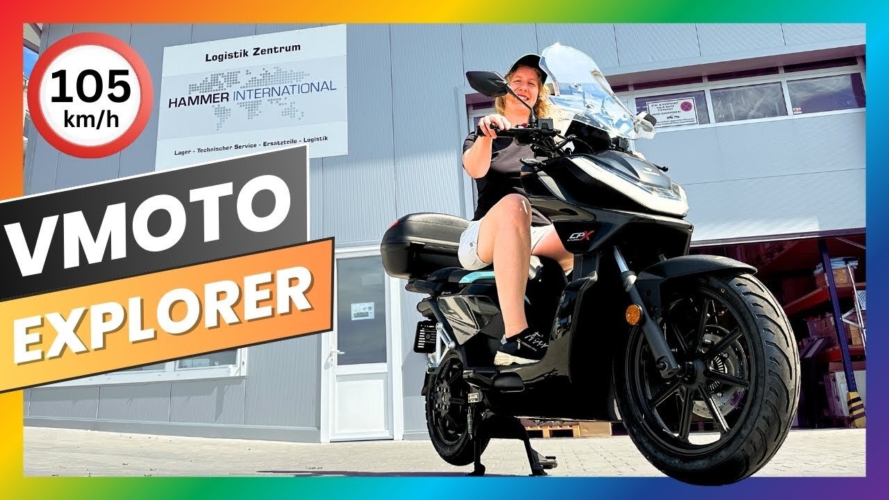 VMOTO CPX Explorer - 105KM/H - ABS 😲 Dieser E-Roller hat mich komplett überrascht! #vmoto #explorer