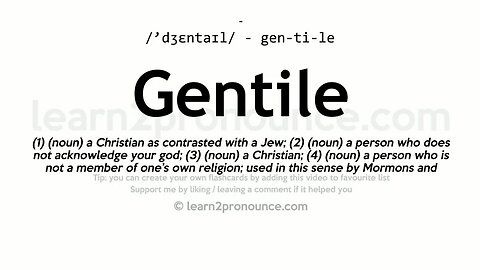 Salt of the Earth and Teowt Ministries debate on who the Gentiles are RERUN.