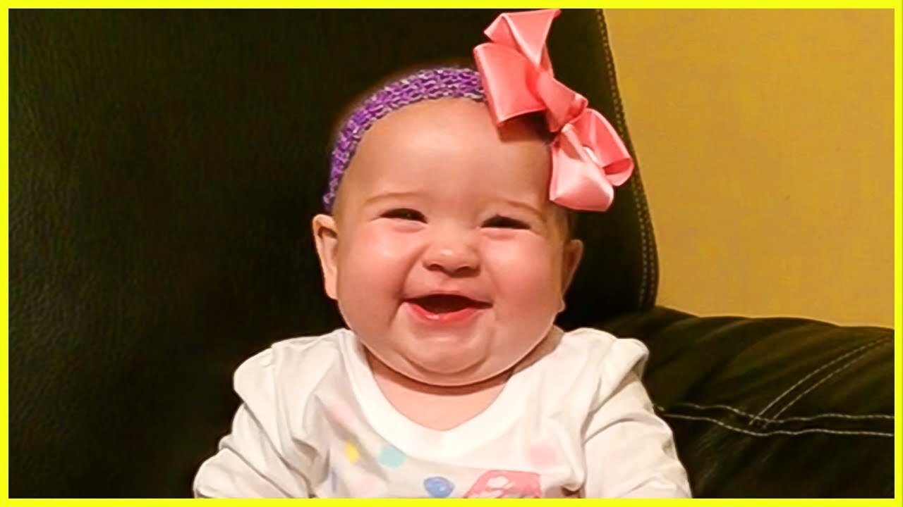 Cute And Funny Baby Laughing Hysterically Compilation __ 5-Minute Fails