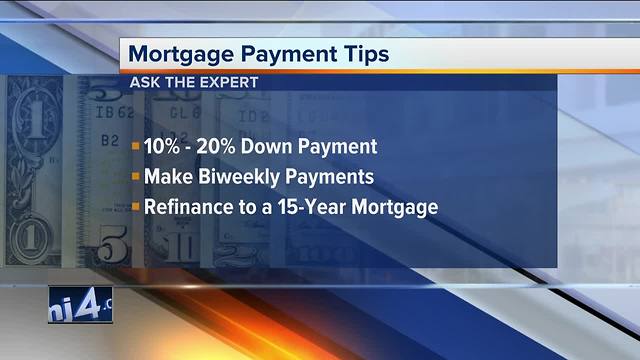 Ask the expert: mortgage payment tips