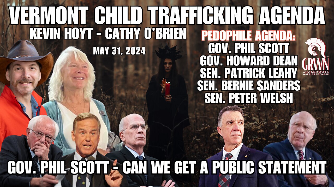 Cathy O'Brien and VT Gov. Kevin Hoyt DESTROY the establishment & expose VT's pedofile agenda