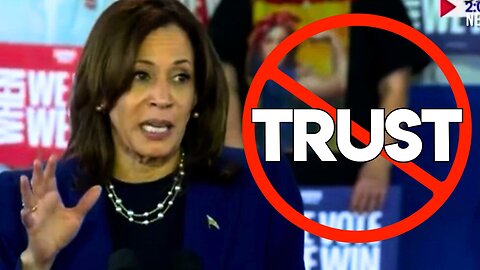 Kamala Harris Claims Trump Doesn't Trust Women...