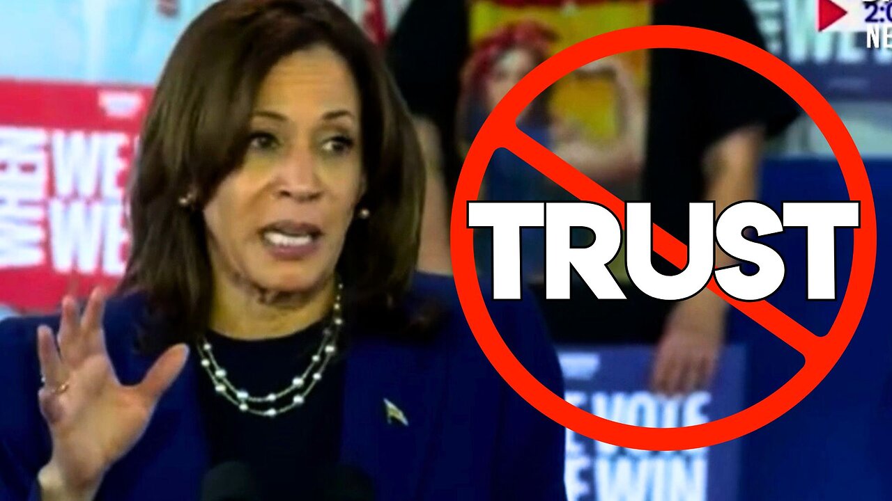 Kamala Harris Claims Trump Doesn't Trust Women...