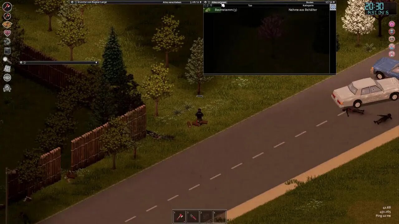 Project Zomboid - Teil 034 - #HomeOffice #Himmelfahrt (LIVE HD) - lebenskuenstler.net #LetsPlay