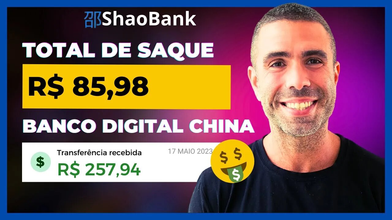 🚨 ESTÁ BOMBANDO! SHAOBANK: 3ª PROVA DE PAGAMENTO DA MELHOR EMPRESA DE RENDA EXTRA DE 2023