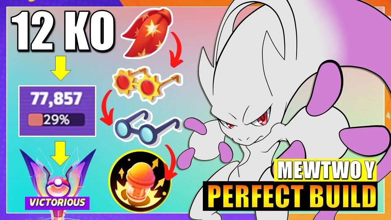 Perfect Items and Emblems for Mewtwo Y | Pokémon Unite