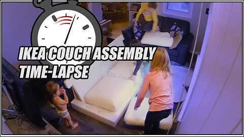 Ektorp Couch Assembly By IKEA Time-Lapse