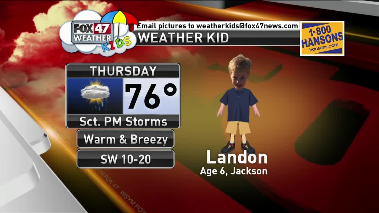 Weather Kid - Landon - 5/16/19