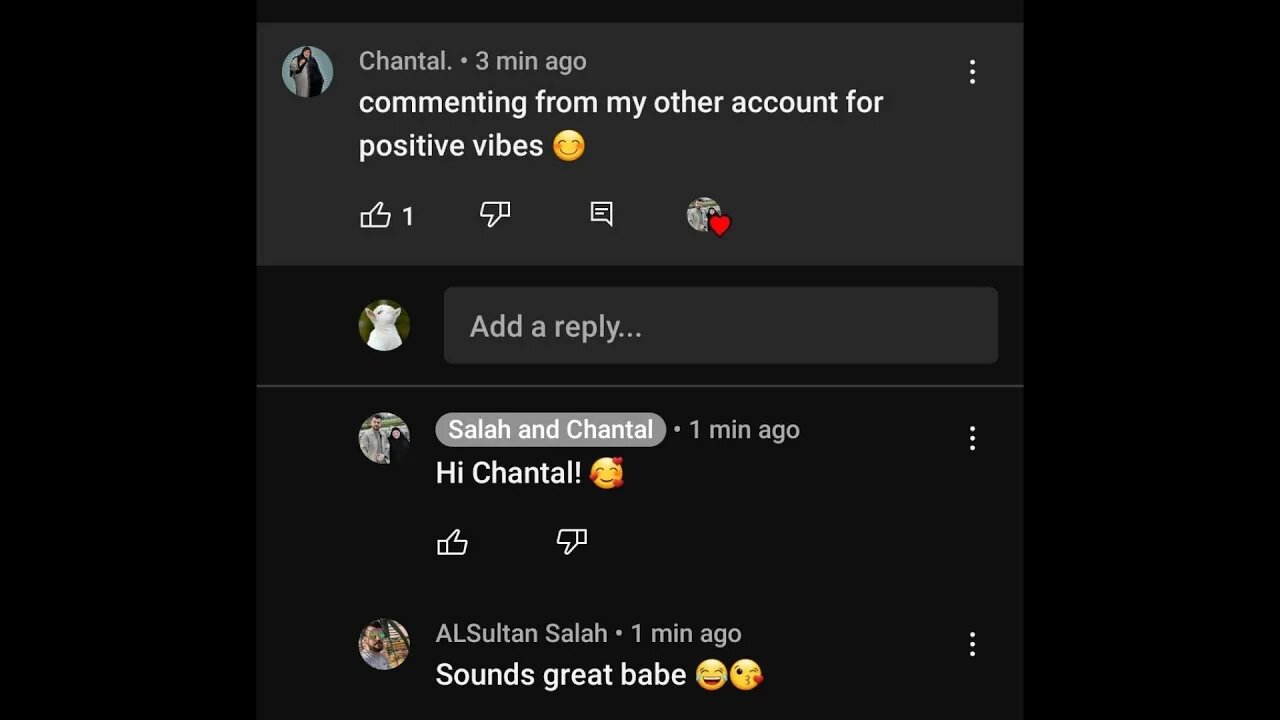 Foodie Beauty Chantal Using Someone ASMR Videos & Leaving Comments, Answering Them Under Her Videos