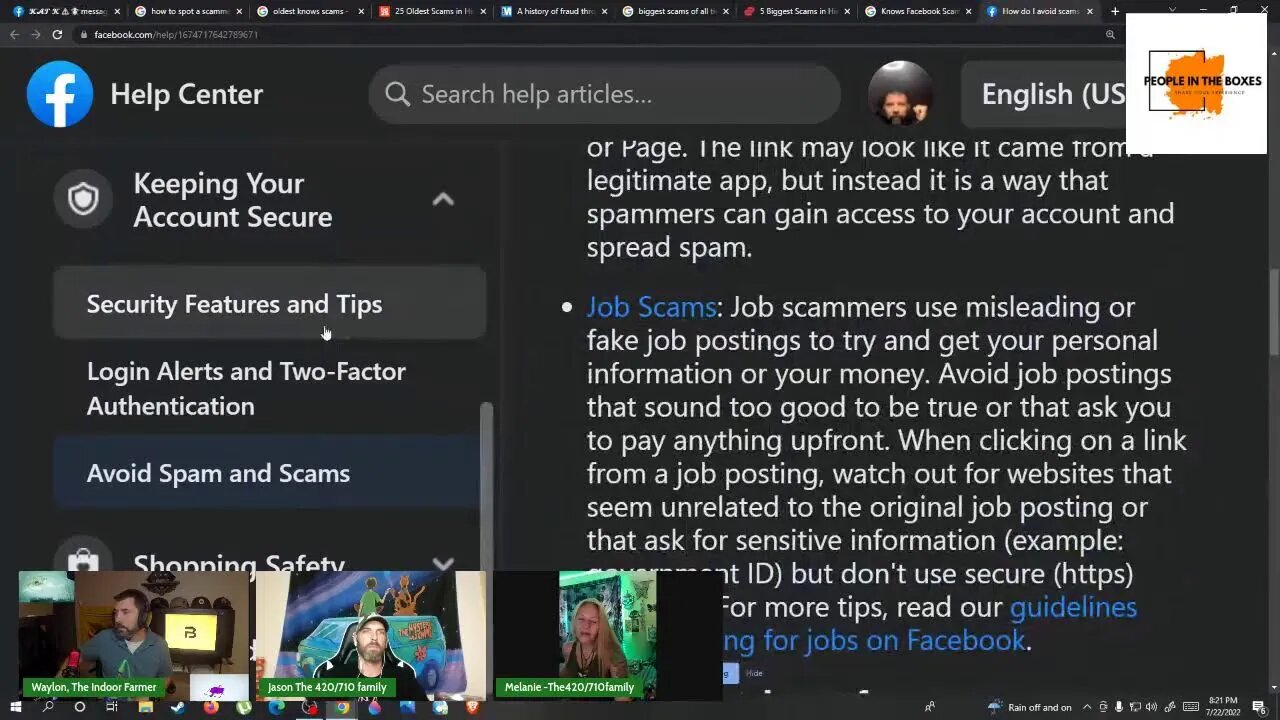 PITB EP#9! Scammers And Bots! Let's Talk About Safety On The Interwebs!