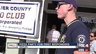 Restaurant offers first responders free pizza