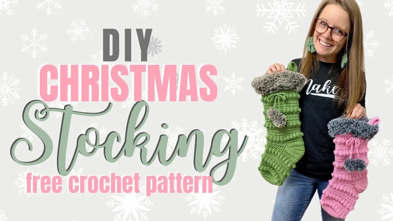 Crochet Christmas Stocking - Free Pattern