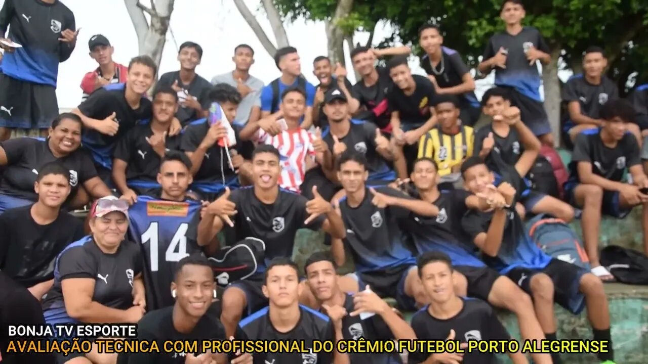 VISITA DE AVALIADOR TÉCNICO DO GRÊMIO REUNE CRIANÇAS E ADOLESCENTES EM BOM JESUS DO TOCANTINS