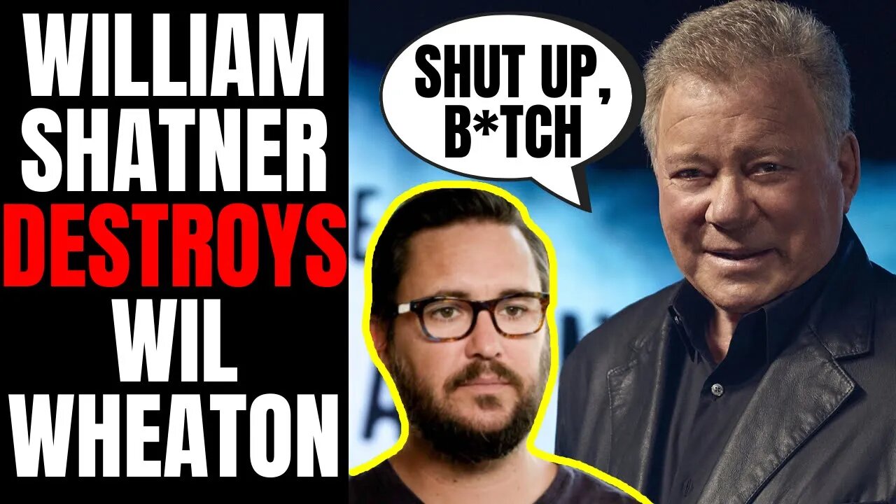 William Shatner SLAMS Woke Loser Wil Wheaton Over Star Trek On Set Allegations