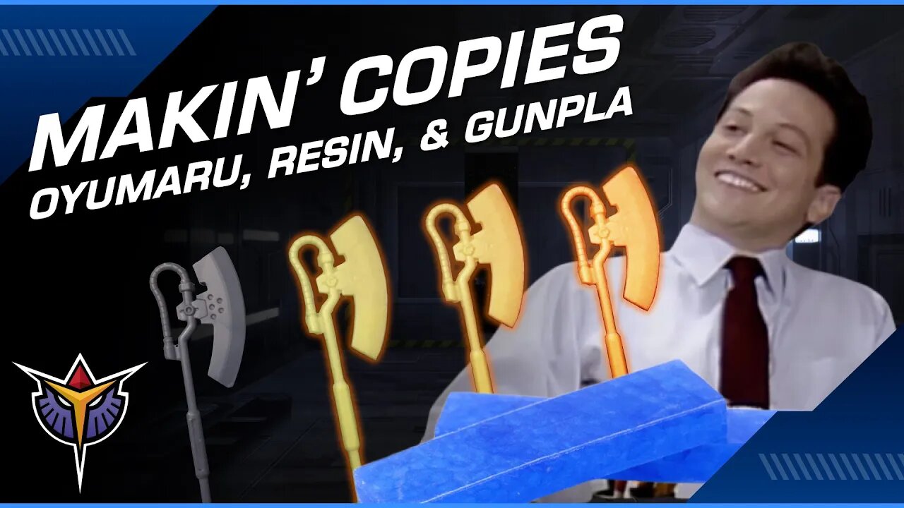 Level Up Your Gundams: Making Copies of Gunpla Parts Using Oyumaru Blue Stuff & Epoxy Resin