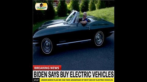 🚗 Biden Wants Americans To Buy Electric Vehicles While He Drives A Corvette