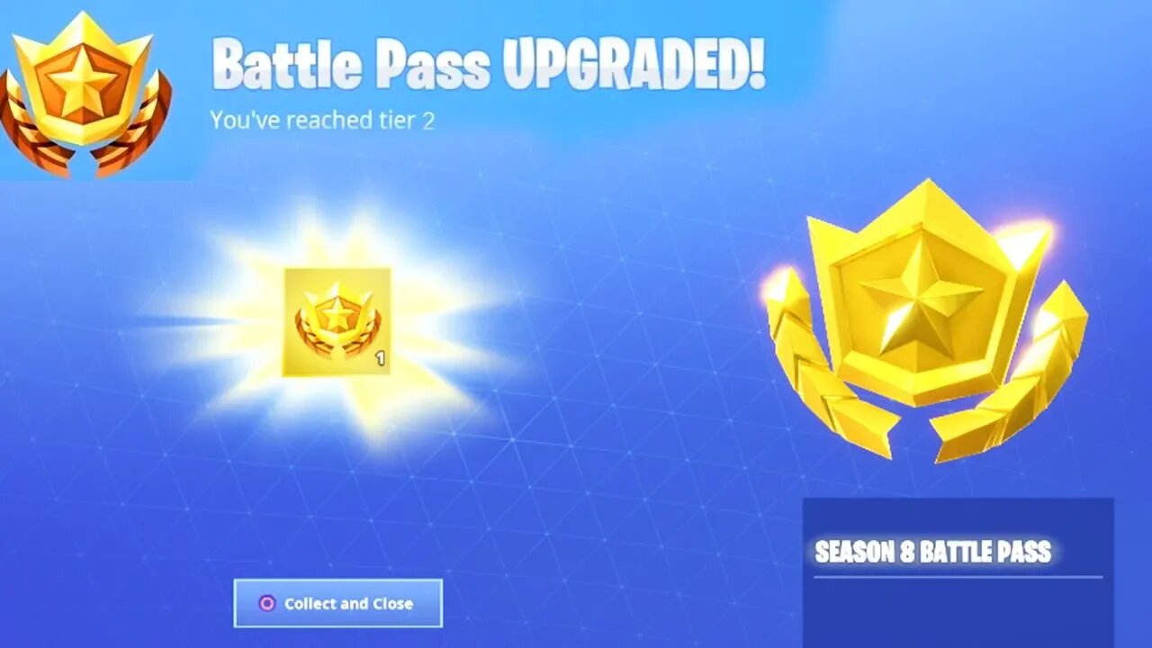 Fortnite Season 8 Battle Pass Unlocked..