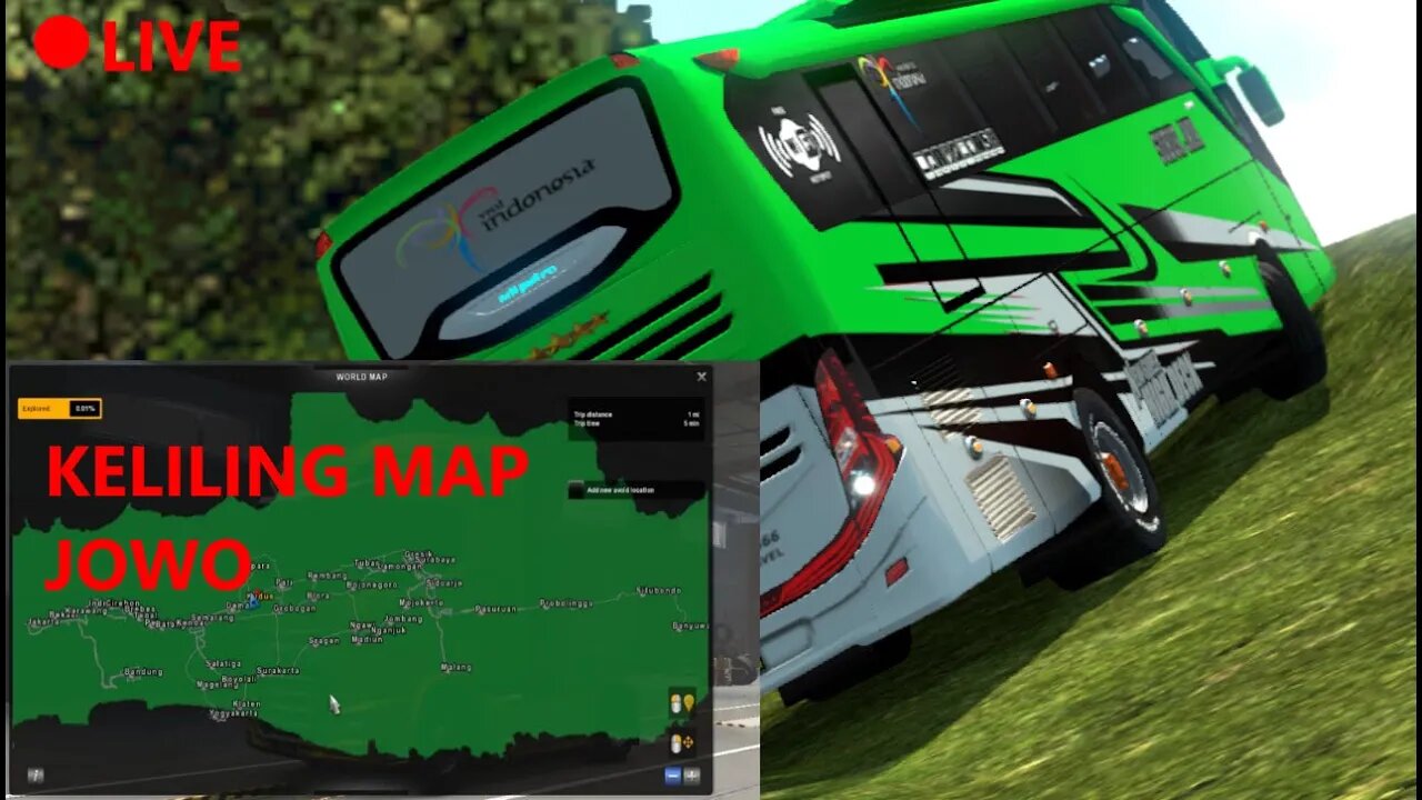 🔴KELILING MAP JOWO | ETS 2 GAMEPLAY INDONESIA