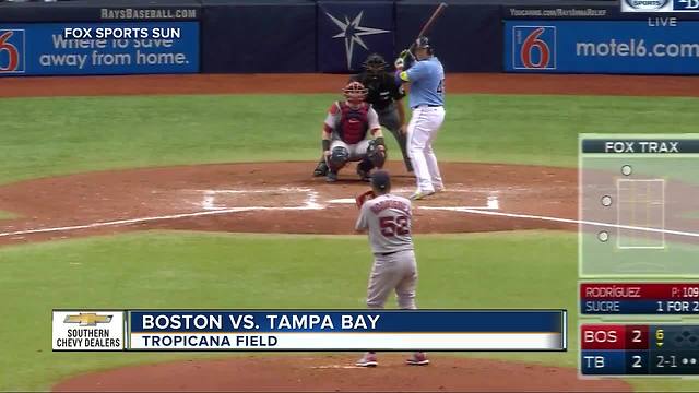 Boston Red Sox get one hit off Jake Odorizzi in 3-2 loss to Tampa Bay Rays