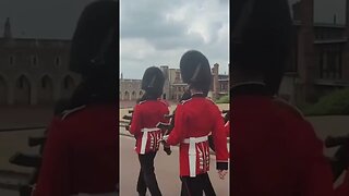 Make way for the queen's guard #windsorcastle