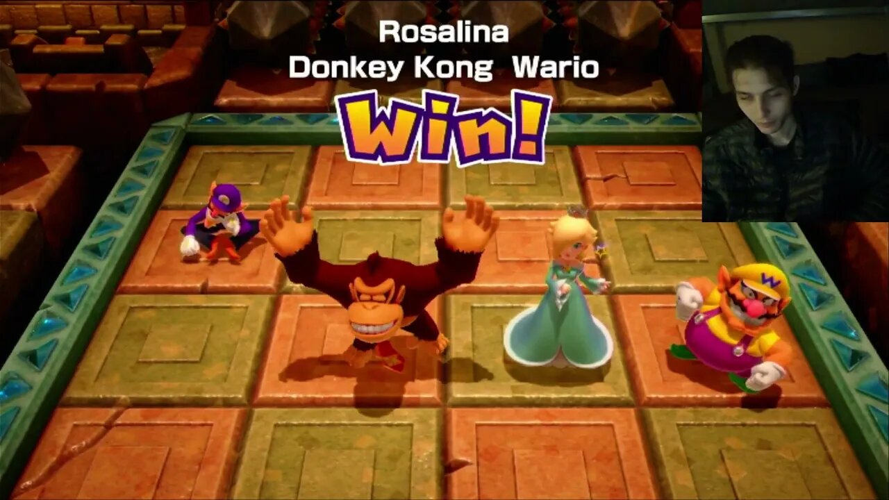 Mario Party Superstars Skewer Scurry Minigame Featuring Waluigi VS Nintendo Characters