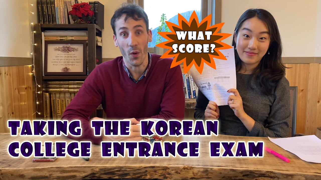 English Professor takes the Korean SAT, English part
