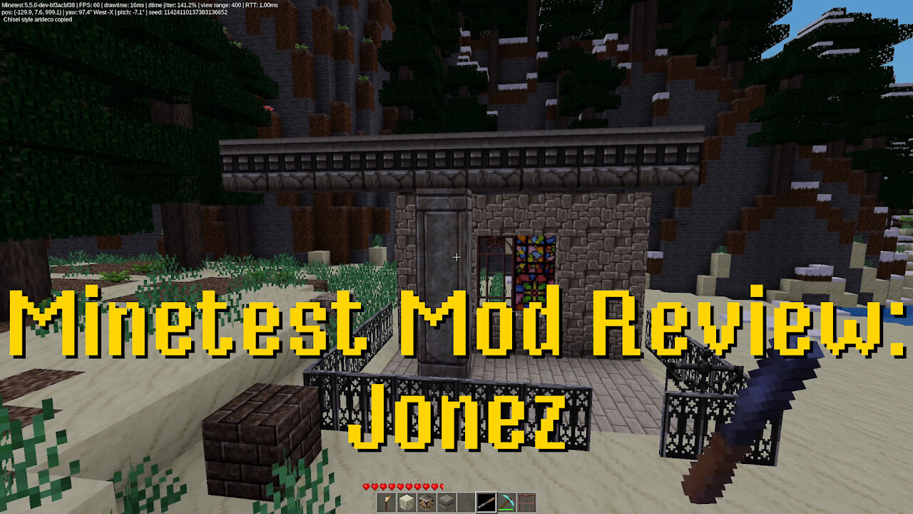 Minetest Mod Review: Jonez