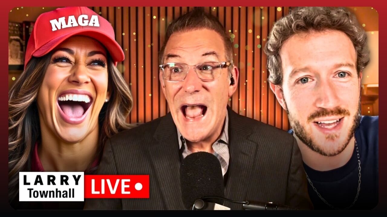 Zuckerberg BEGS FOR MERCY: We CHEATED! Kamala Goes MAGA?! | LARRY Live!