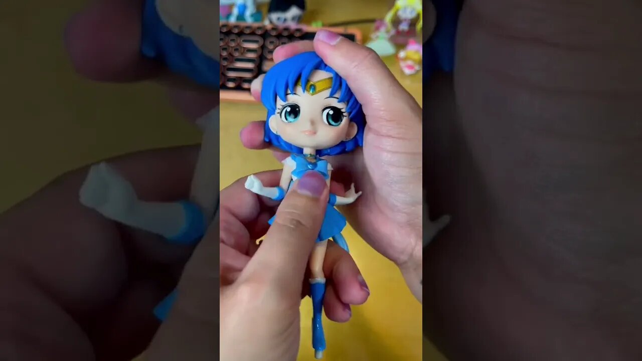 Super Sailor Mercury from the Q Posket Sailor Moon Eternal line! Toy review