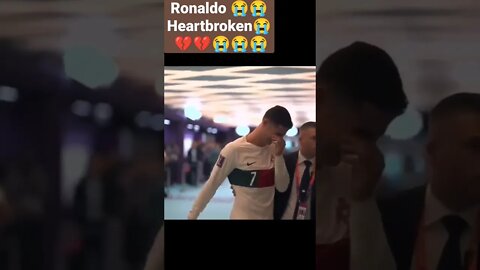 #ronaldo 😭😭💔💔 #heartbroken Ronaldo Crying #fifaworldcup #football #shorts #youtubeshorts #viral