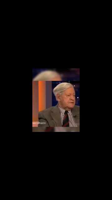 Helmut Schmidt:Menschenrechte "Ich bin dagegen das die westliche Kultur sich zum Fürsprecher macht..