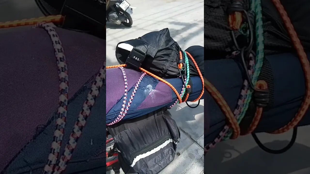 22 November 2023 way too much stuff on my bicycle