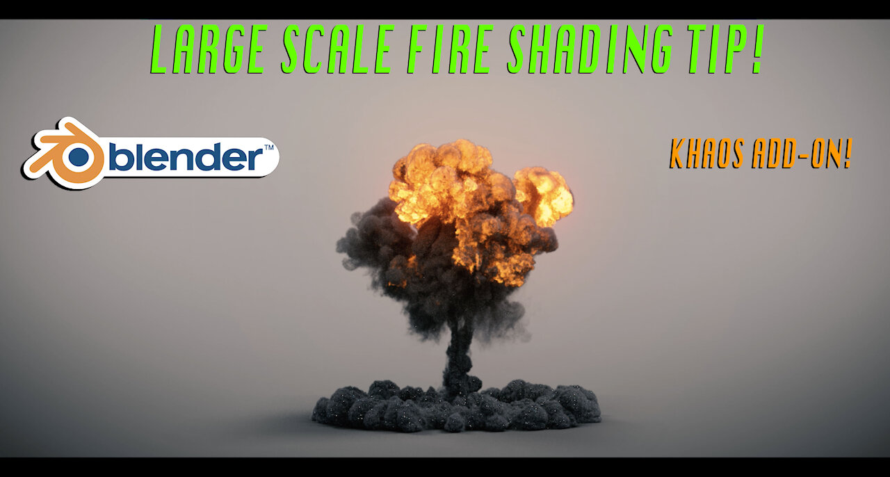 Fire Shading in Blender 2.82: Controlling the flame look - Ft. KHAOS add-on/fire shader