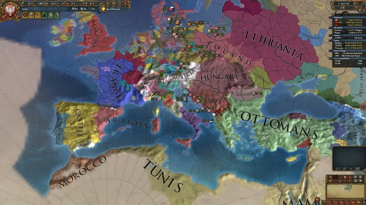Serbia Discovers the Adriatic | Europa Universalis 4 -EP3
