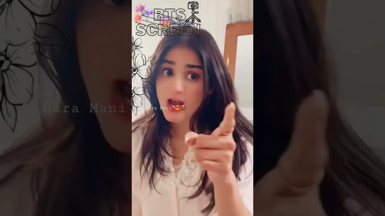 HIRA MANI || Out Of Control on Set 😡🤬 || #hiramani #shorts #viral #india #imran