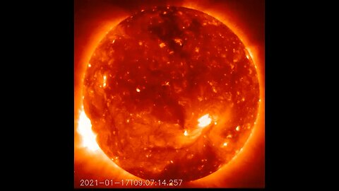 JAXA/NASA Hinode Observes the Sun on Jan. 17, 2021