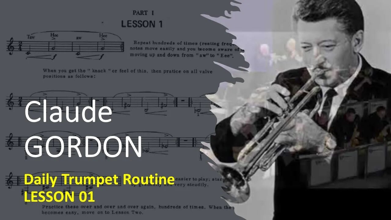 Claude Gordon - Rotinas Diárias para Trompete - Lição 01
